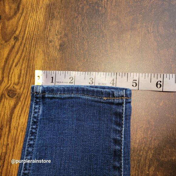 Madewell Jeans 27 Roadtripper 10" Medium Dark Wash Stretch Denim Tummy Control - Picture 9 of 10